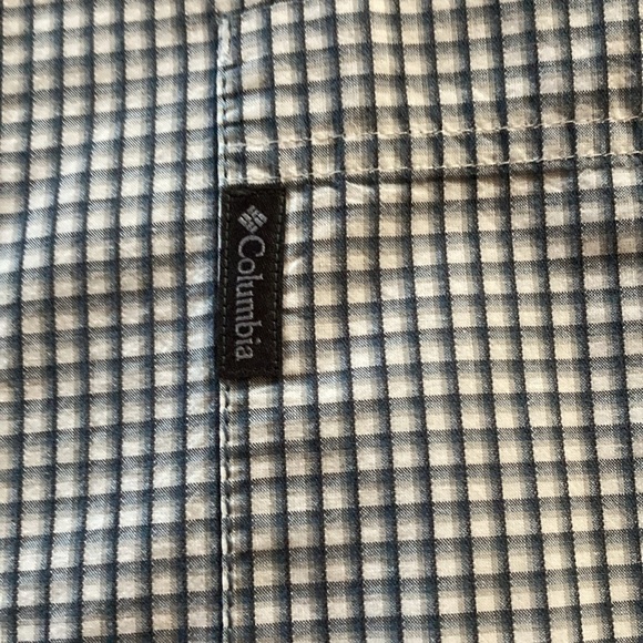 Columbia men’s long sleeve button collar shirt XL geometrical print - Picture 5 of 10
